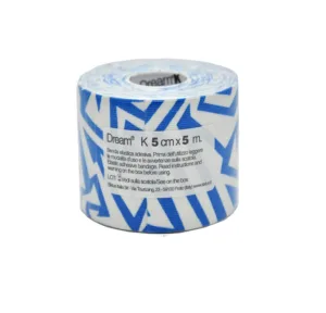 Kinesio Tape Dream K Tribal albastru 5 cm x 5 m