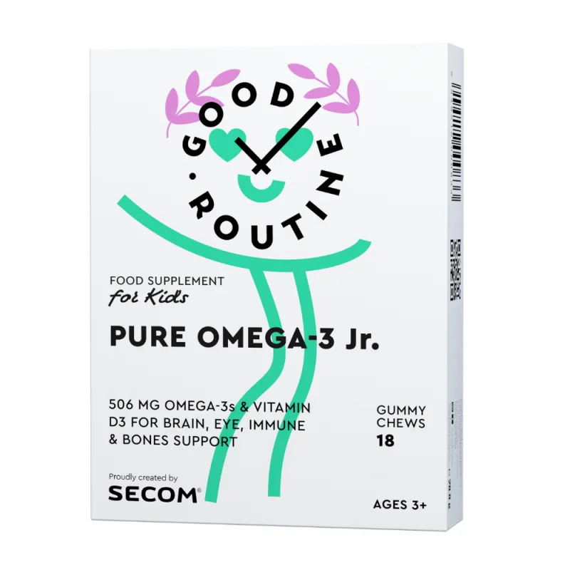 Pure omega 3 jr. 18 jeleuri Secom — preț și oferte