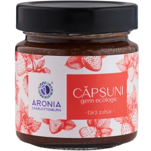Gem Ecologic de capsuni fara zahar  200 gr.  Aronia Charlottenburg