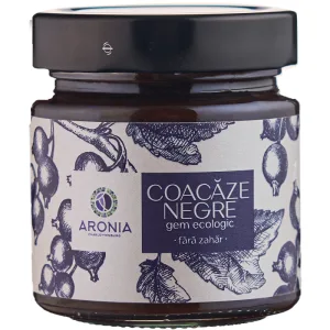 Gem Ecologic de coacaze negre fara zahar  200 gr. Aronia Charlottenburg