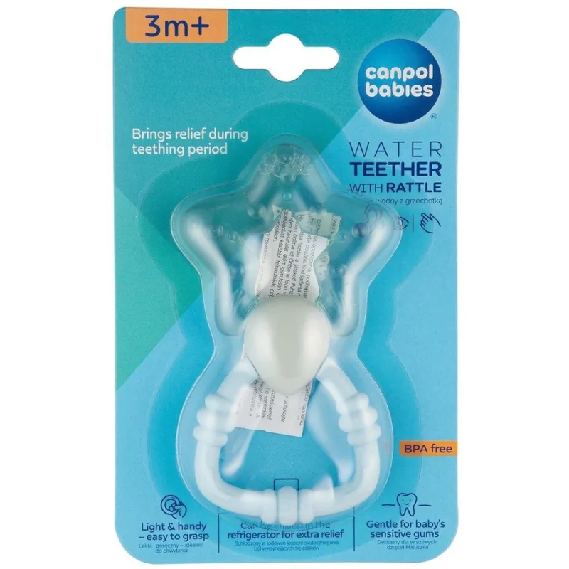 Canpol 56/152 blu jucarie dentitie cu apa si zornaitoare CANPOL BABIES — preț și oferte