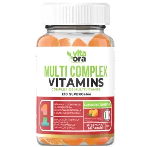 Multi Complex vitamins super gelee aroma portocala  120 jeleuri Vita Ora