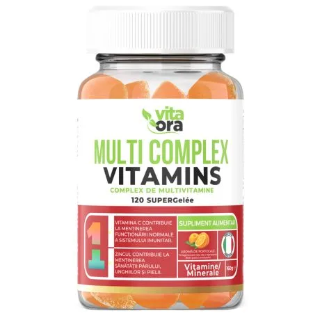 Multi Complex vitamins super gelee aroma portocala  120 jeleuri Vita Ora — preț și oferte