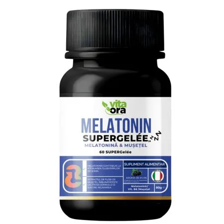 Multi Melatonin  super gelee aroma mure  60 jeleuri Vita Ora — preț și oferte