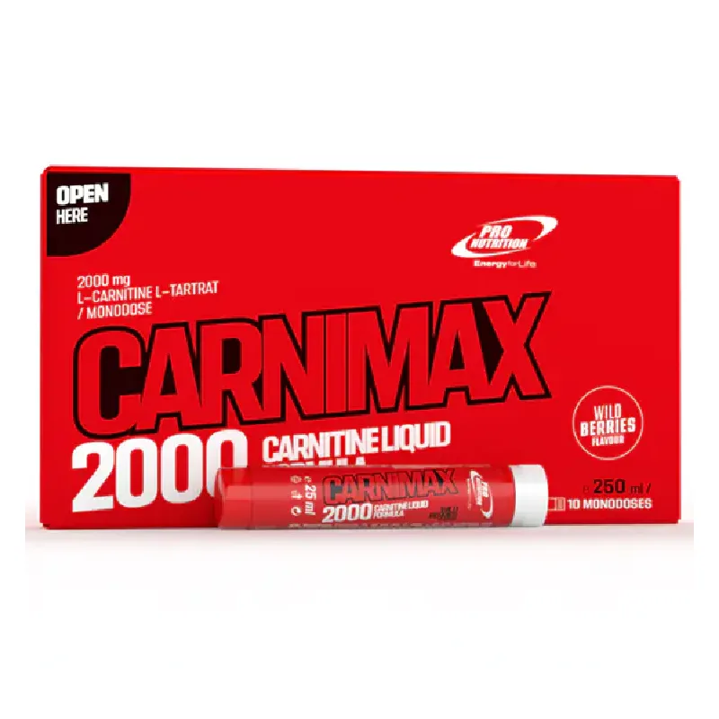 Carnimax, 20 monodoze*25ml Pro Nutrition OPTIMUM NUTRITION — preț și oferte