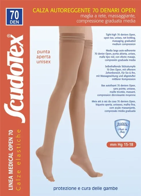 Scodotex ciorapi prev. S823 pana la coapsa,varf deschis, 70 den daino 3 X 1 per Luropas — preț și oferte