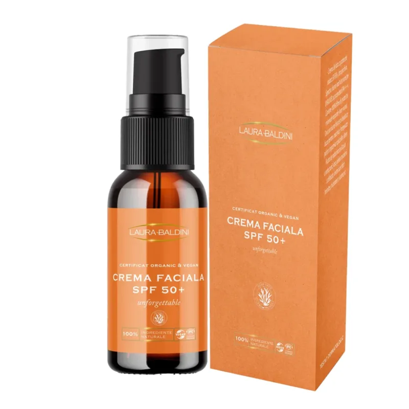 Crema pentru ten cu SPF50+, Unforgettable, 50ml, Laura Baldini — preț și oferte