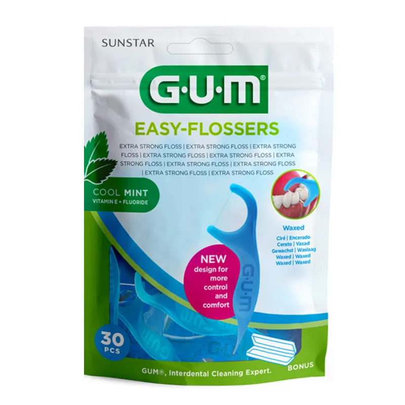 Ata dentara Easy Flossers, 90 bucati, Sunstar Gum — preț și oferte
