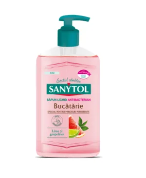 Sanytol Sapun antibacterian bucatarie cu Grapefruit & Lime 250 ml
