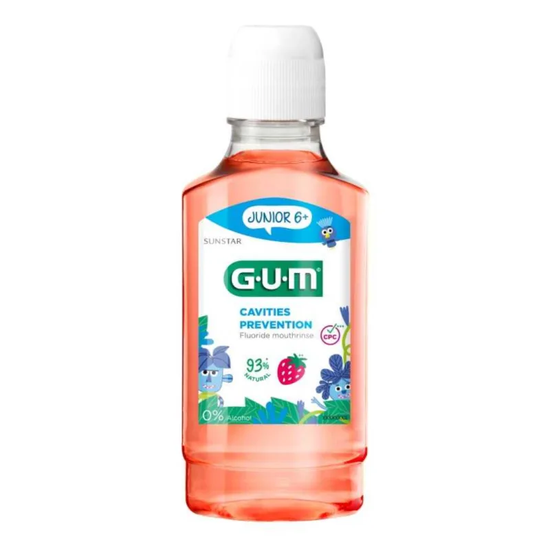 Apa de gura Junior 6 ani+, 300 ml, Sunstar Gum — preț și oferte