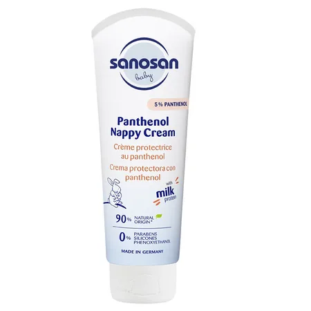 Sanosan baby crema protectoare cu pantenol impotriva iritatiei de scutec 0+ luni 100ml tub — preț și oferte