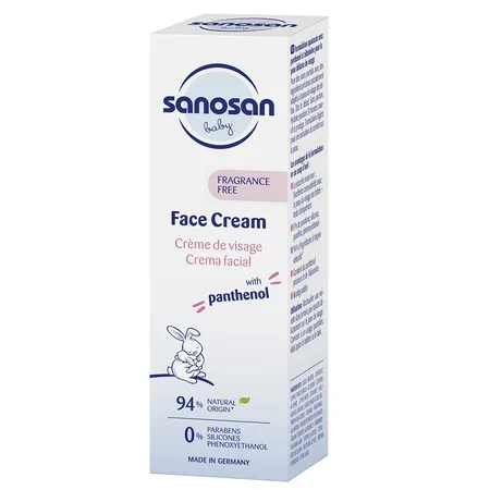 Sanosan Baby crema nutritiva fata piele uscata 0+ luni  50ml Mann&Schroder — preț și oferte