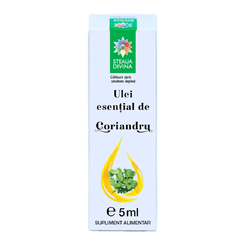 Ulei esential de Coriandru, 5 ml, Steaua Divina — preț și oferte