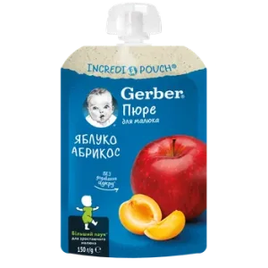 Gerber piure mere si caise 150 gr