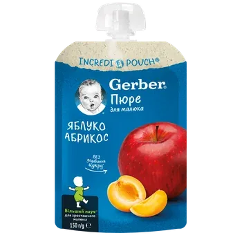 Gerber piure mere si caise 150 gr — preț și oferte