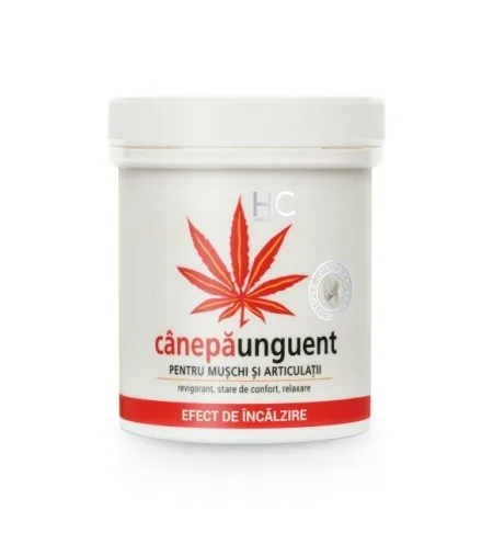 Canepa unguent cu efect de incalzire  250ml Health Culture — preț și oferte