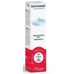 Dermosept solutie pentru ingrijirea ranilor spray 150ml Terapia