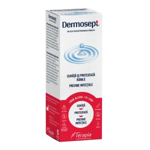 Dermosept Solutie pentru ingrijirea ranilor 250ml Terapia