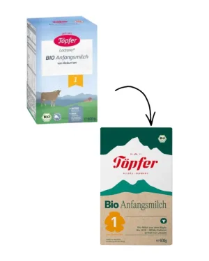 TOPFER Bio 1 lactana lapte, 600g