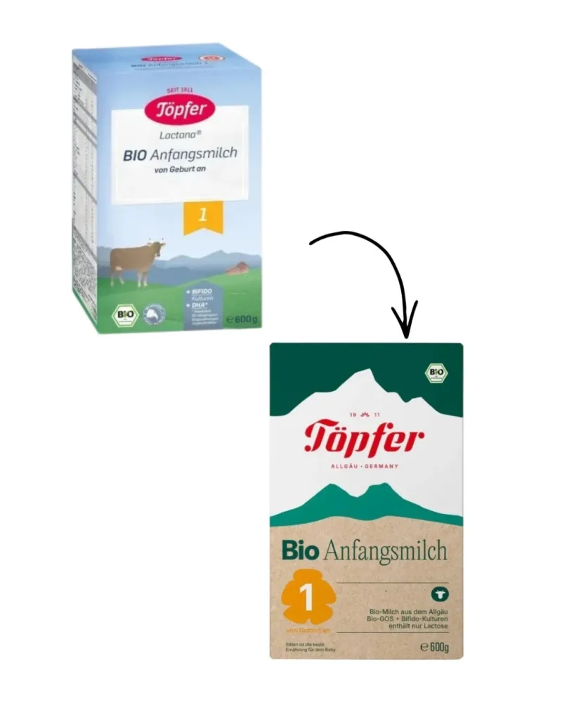 TOPFER Bio 1 lactana lapte, 600g — preț și oferte