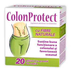 ColonProtect cu fibre naturale, 20 plicuri, Zdrovit