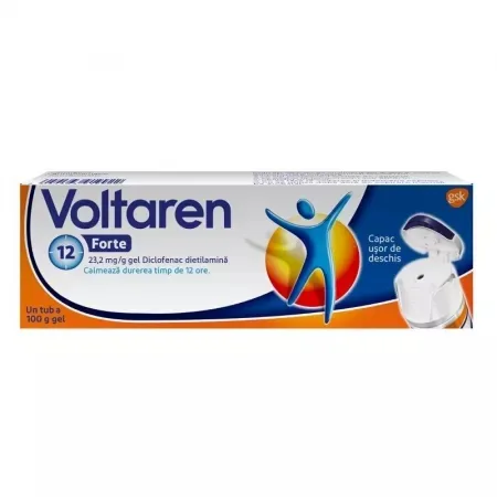 Voltaren Forte gel 23.2mg/g, 100g, GSK GLAXOSMITHKLINE — preț și oferte
