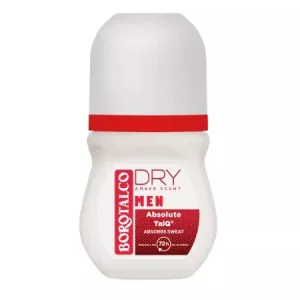 Deodorant roll-on pentru bărbați Amber, 50 ml, Borotalco