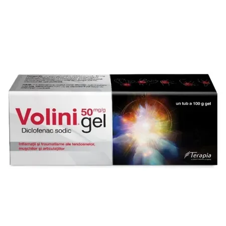Volini gel 50mg, 100g, Terapia Sa TERAPIA SA CLUJ — preț și oferte