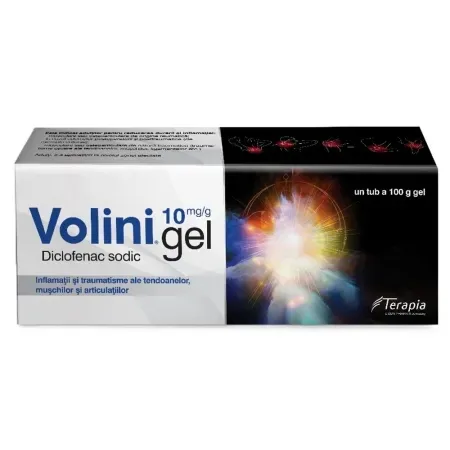 Volini gel 10mg, 100g, Terapia TERAPIA SA CLUJ — preț și oferte