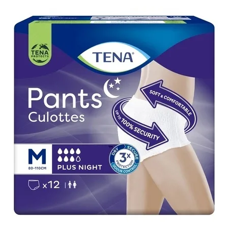 Scutece tip chilot Pants Plus Night, M, 12 bucati, Tena — preț și oferte