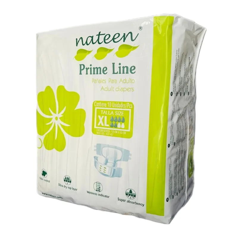 Scutece pentru adulti Prime Line, marimea XL, 10 bucati, Nateen — preț și oferte