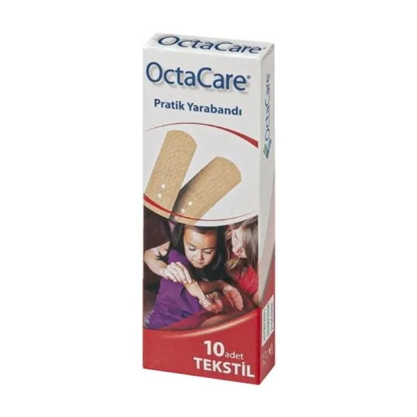 Plasturi Tekstil pentru prim ajutor, 19 x 72mm, 10 bucati, Octacare — preț și oferte