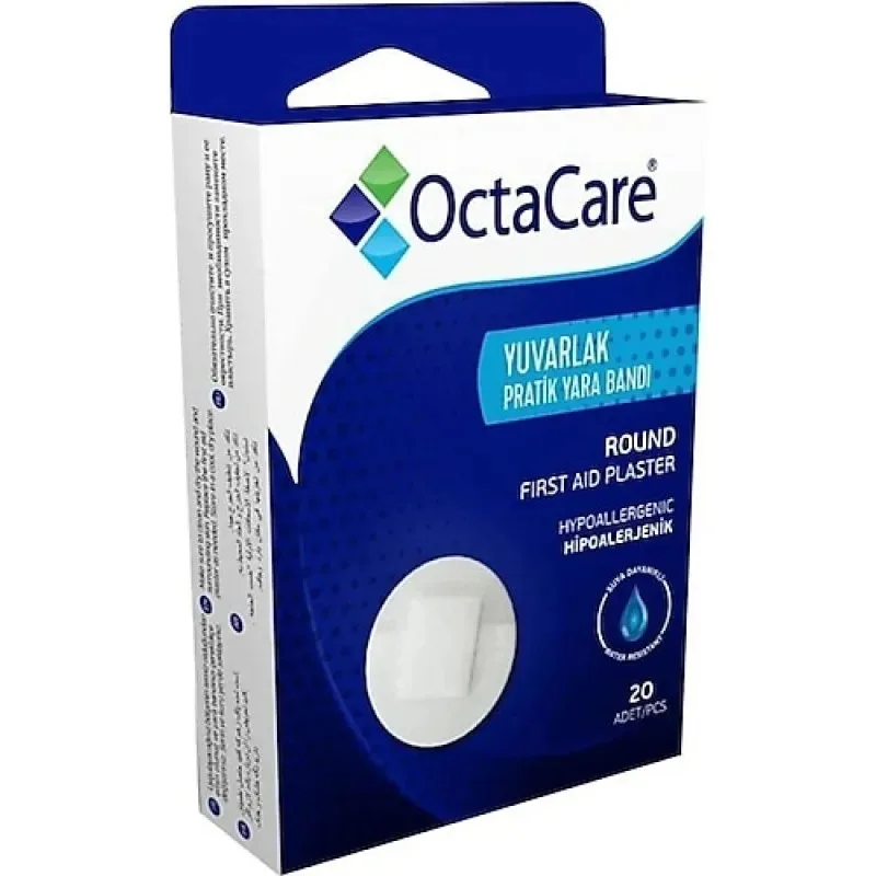 Plasturi pentru prim ajutor rotunzi, 20 bucati, Octacare — preț și oferte