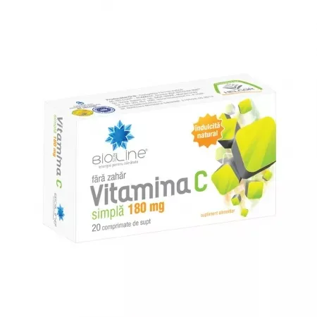 Vitamina C simpla 180mg, 20 comprimate de supt, Helcor — preț și oferte