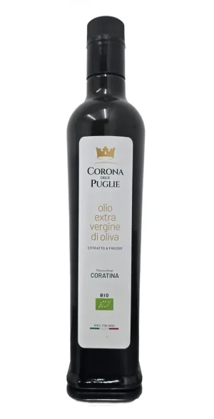 Ulei de măsline Coratina, soluție uleioasă, 500ml, Corona delle Puglie