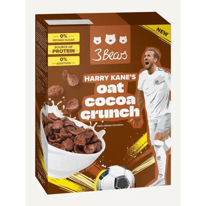 Fulgi ovaz cu cacao, 250g, HarryKane — preț și oferte