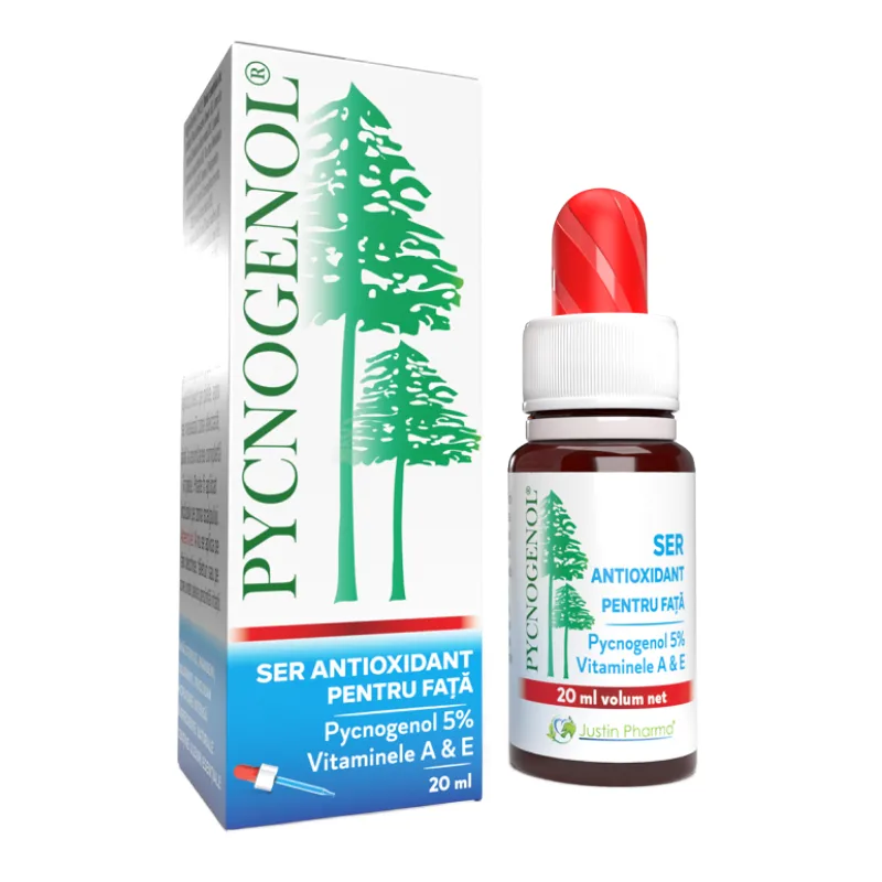 Pycnogenol 5% ser facial, 20 ml, Justin Pharma — preț și oferte