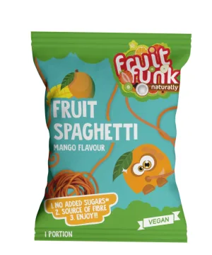 MiniFruit Spaghetti cu mango, 20g, Fruit Funk