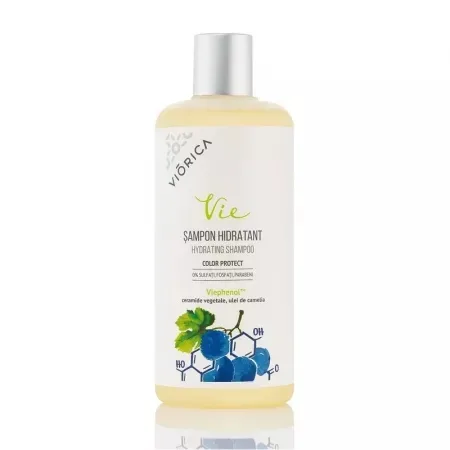 Sampon hidratant Vie pentru toate tipurile de par, 400ml, Viorica — preț și oferte