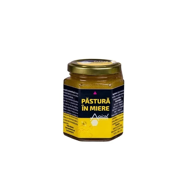 Păstură cu Miere și Mușețel, supliment alimentar, 250g, Apicol Science — preț și oferte