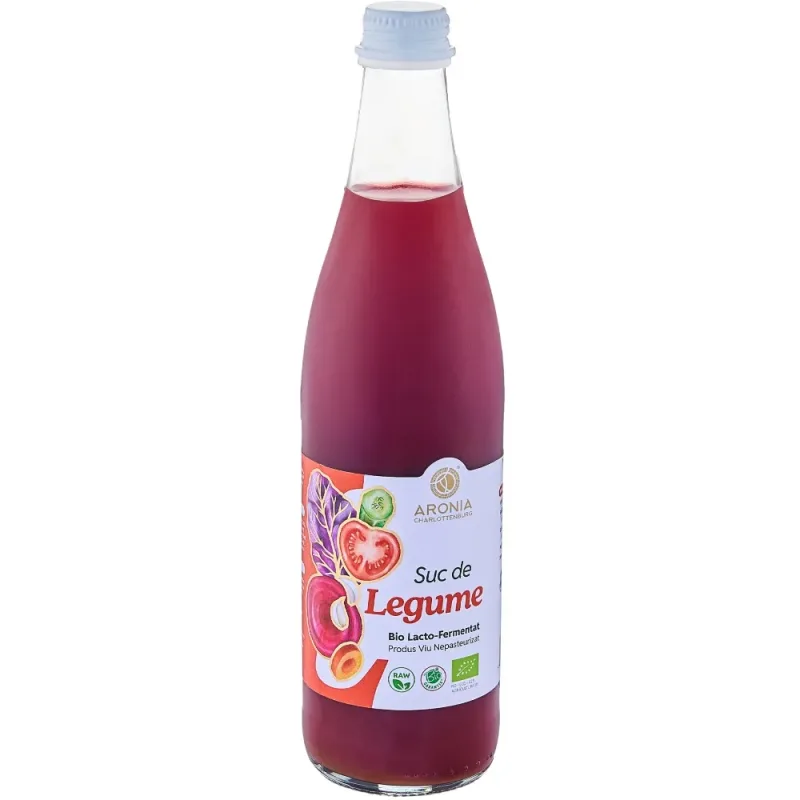 Suc bio de legume lacto-fermentat – produs viu nepasteurizat, 500ml, Aronia Charlottenburg — preț și oferte