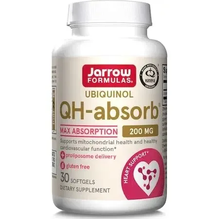 QH-Absorb 200mg Jarrow Formula, 30 capsule, Secom Jarrow Formulas — preț și oferte