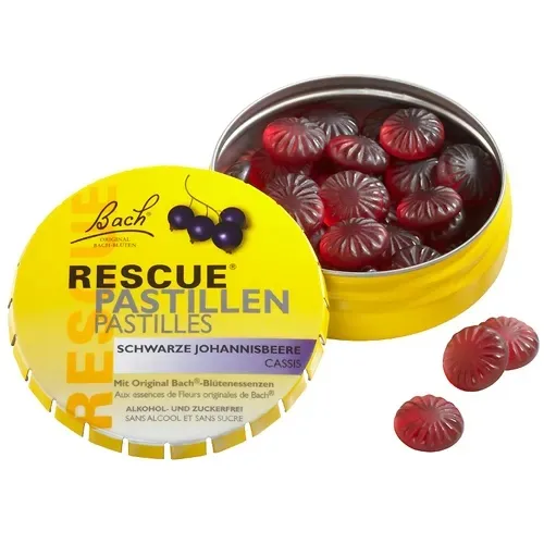 Dropsuri cu aroma de coacaze negre Original Bach, 50g, Rescue Remedy — preț și oferte