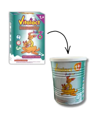 Lapte praf Vitalact Immunity Junior +1an, 400g, Bloef