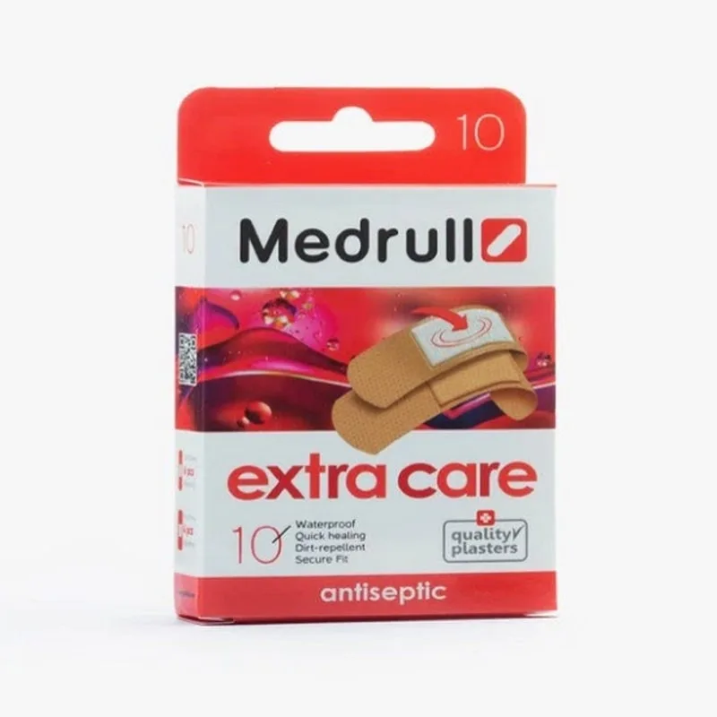 Plasturi Extra Care Antiseptic, 10buc, Medrull — preț și oferte