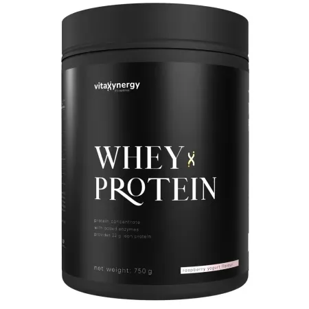 Proteina din zer cu aroma de zmeura si iaurt, 750g, VitaXynergy — preț și oferte