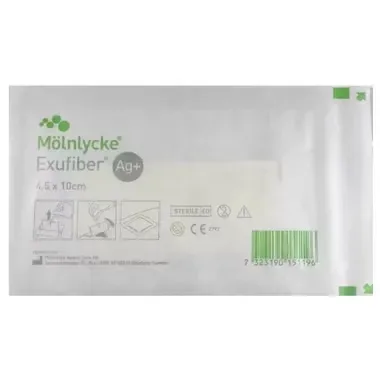 Pansament Exufiber Ag+ 20 x 30cm, 1 bucata, Molnlycke — preț și oferte