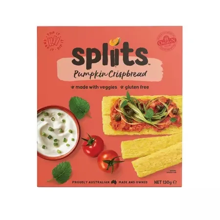 Paine uscata fara gluten cu dovleac, 130g, Spliits — preț și oferte
