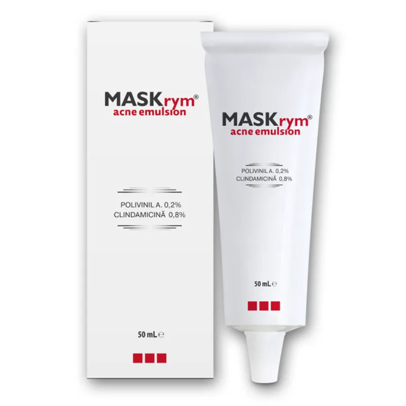 Emulsie Mask rym pentru tratamentul acneei inflamatorii si foliculitei, 50 ml, Meditrina MEDITRINA PHARMACEUTICALS — preț și oferte
