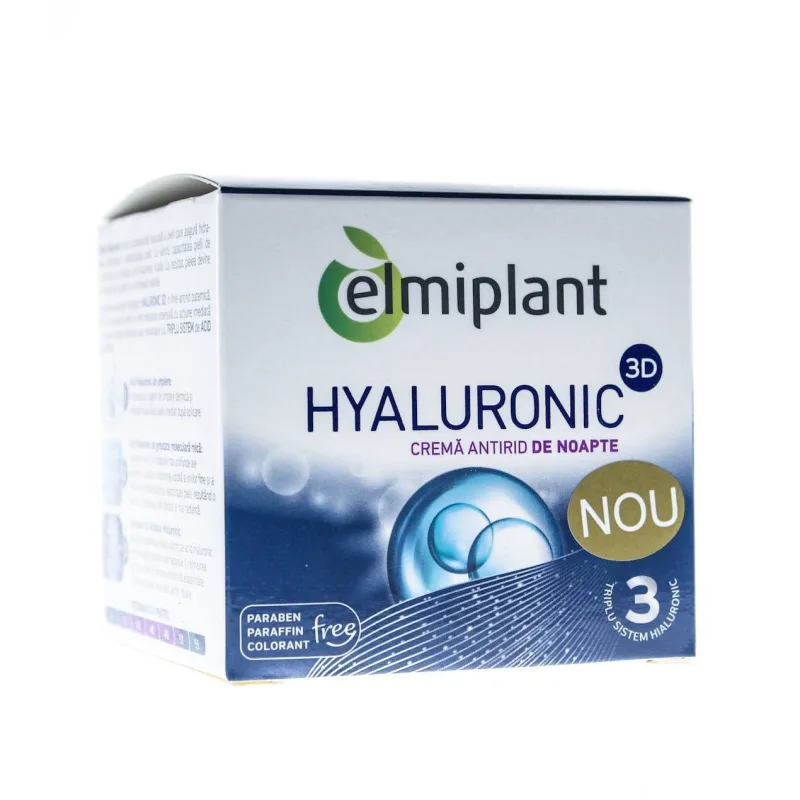 Elmiplant crema ten de noapte cu acid hialuronic, 50ml — preț și oferte